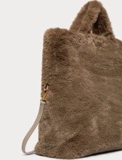 Marina Rinaldi Accessori | Accessori*Borsa shopper con texture soffice GRIGIOTORTORA