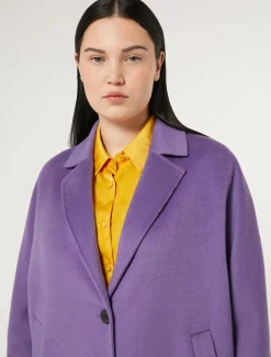 Marina Rinaldi Cappotti & Trench | Cappotti & Trench*Caban in double di lana VIOLA