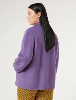 Marina Rinaldi Cappotti & Trench | Cappotti & Trench*Caban in double di lana VIOLA