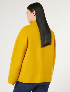 Marina Rinaldi Cappotti & Trench | Cappotti & Trench*Caban in double di lana SENAPE