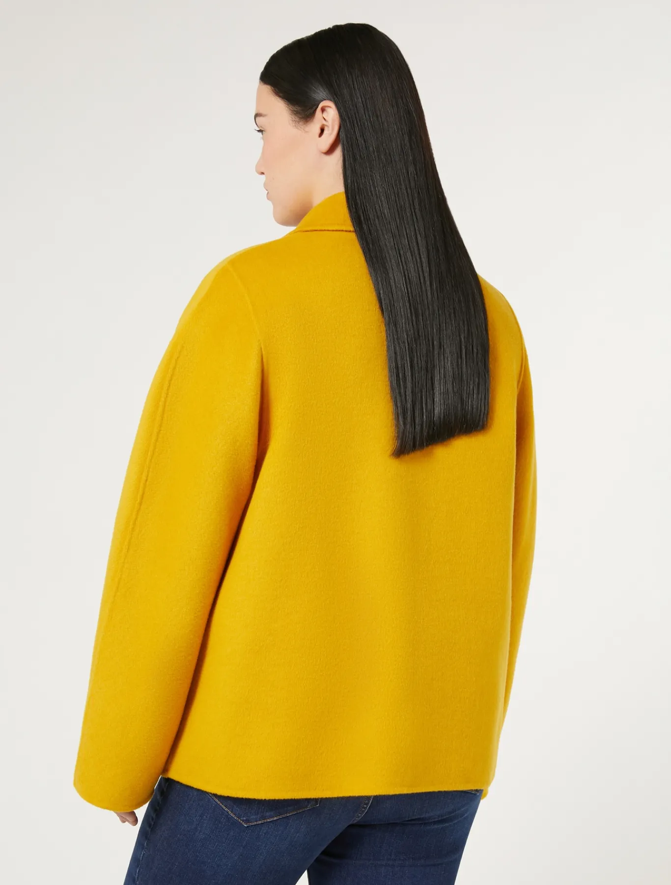 Marina Rinaldi Cappotti & Trench | Cappotti & Trench*Caban in double di lana SENAPE