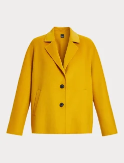 Marina Rinaldi Cappotti & Trench | Cappotti & Trench*Caban in double di lana SENAPE