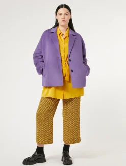 Marina Rinaldi Cappotti & Trench | Cappotti & Trench*Caban in double di lana VIOLA