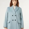Marina Rinaldi Cappotti & Trench | Cappotti & Trench*Caban in drap di lana AZZURROSFUMATO