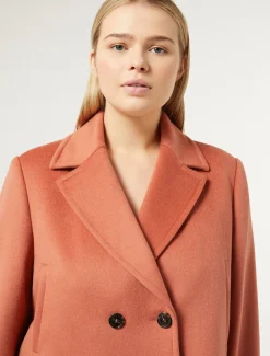 Marina Rinaldi Cappotti & Trench | Cappotti & Trench*Caban in drap di lana TERRACOTTA