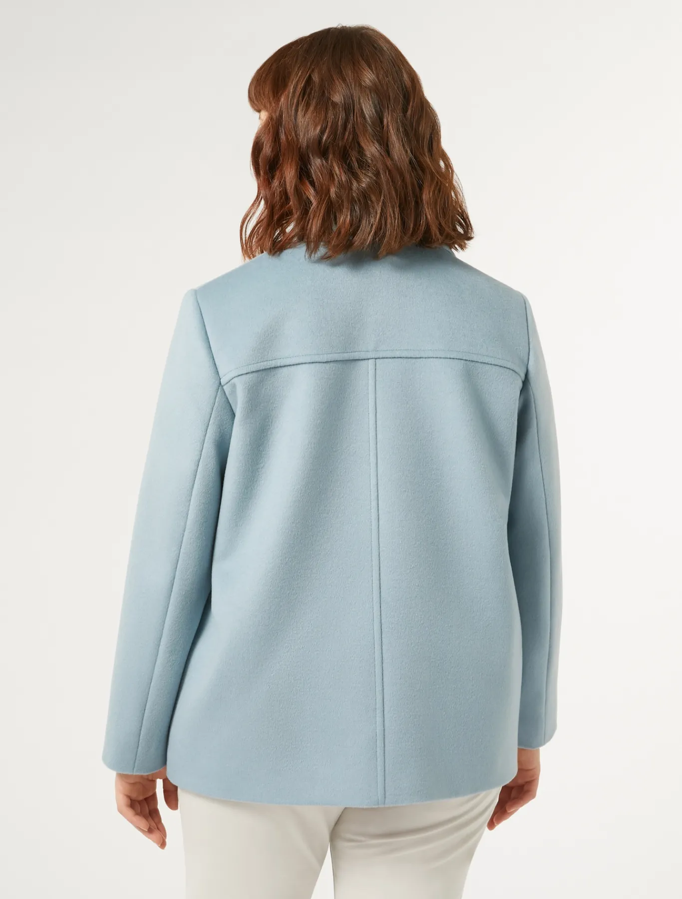 Marina Rinaldi Cappotti & Trench | Cappotti & Trench*Caban in drap di lana AZZURROSFUMATO