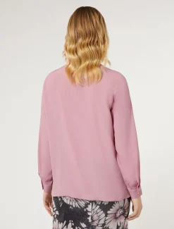 Marina Rinaldi Bluse | Selezione Elegante*Camicia in acetato e seta ROSAANTICO