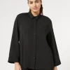 Marina Rinaldi Camicie & Bluse | Camicie & Bluse*Camicia in cady leggero NERO