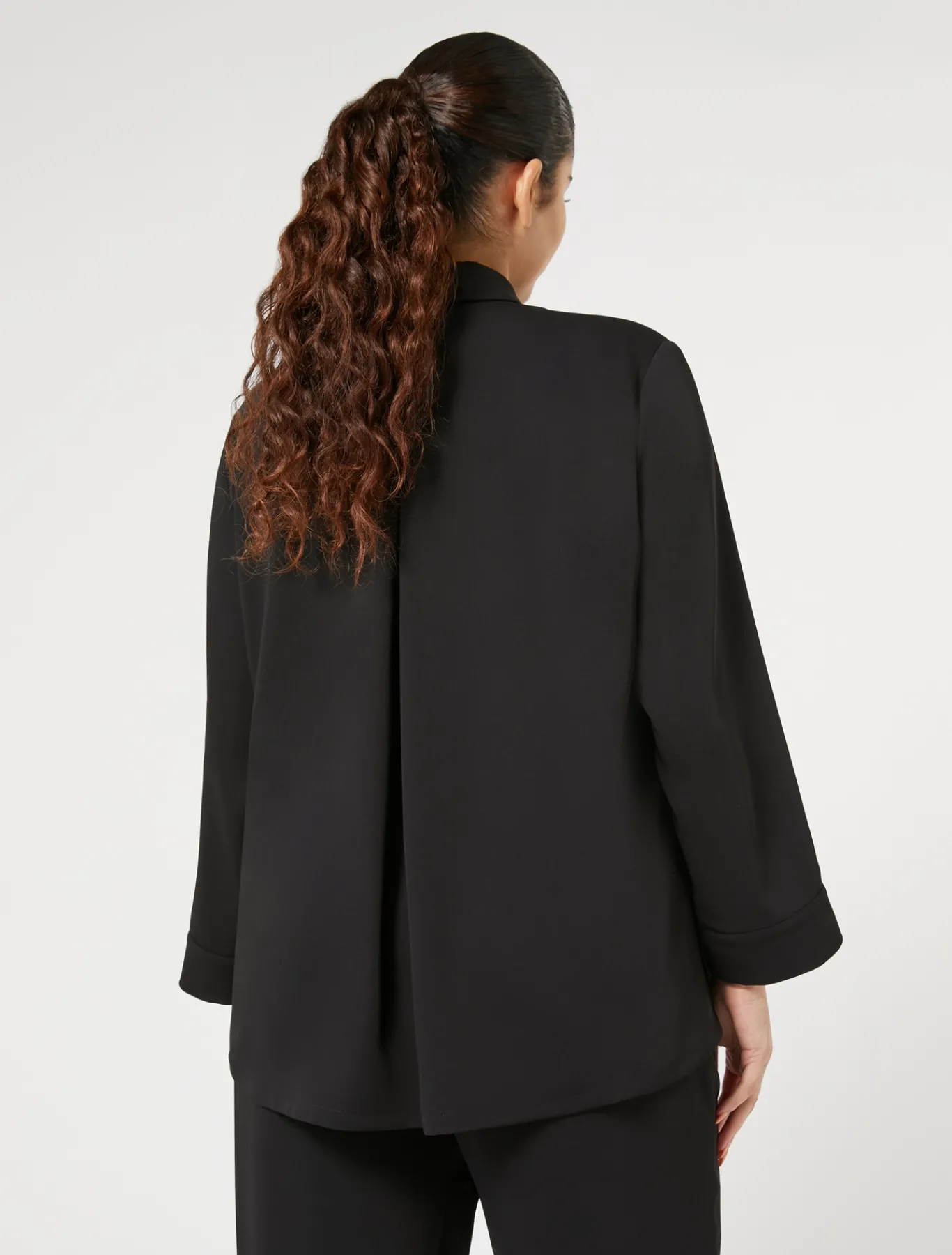 Marina Rinaldi Camicie & Bluse | Camicie & Bluse*Camicia in cady leggero NERO