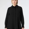Marina Rinaldi Camicie & Bluse | Camicie & Bluse*Camicia in cady triacetato NERO