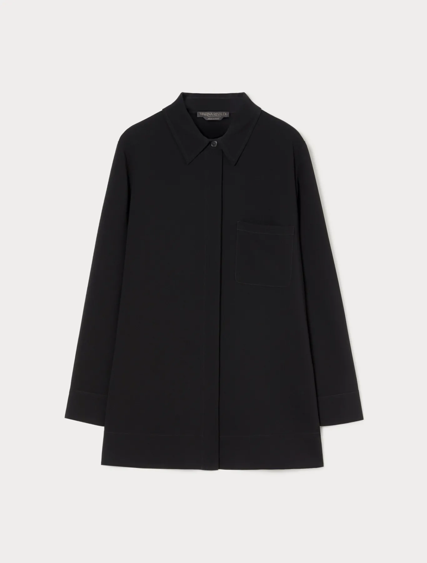 Marina Rinaldi Camicie & Bluse | Camicie & Bluse*Camicia in cady triacetato NERO