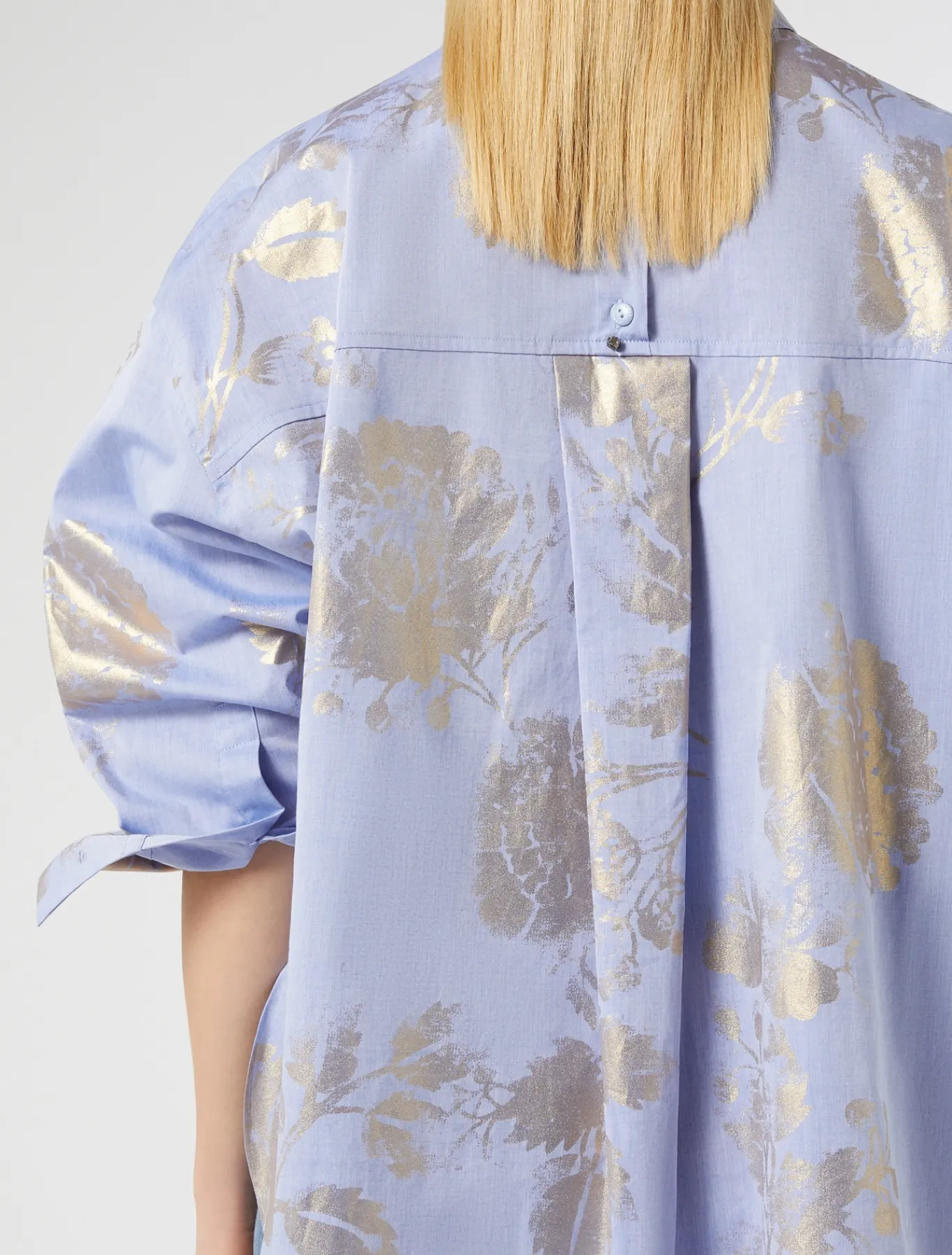 Marina Rinaldi Camicie & Bluse | Camicie & Bluse*Camicia in chambray di cotone AZZURRO