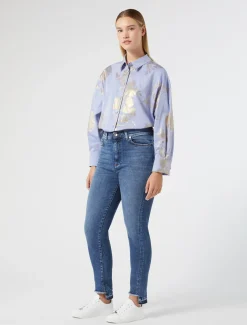 Marina Rinaldi Camicie & Bluse | Camicie & Bluse*Camicia in chambray di cotone AZZURRO