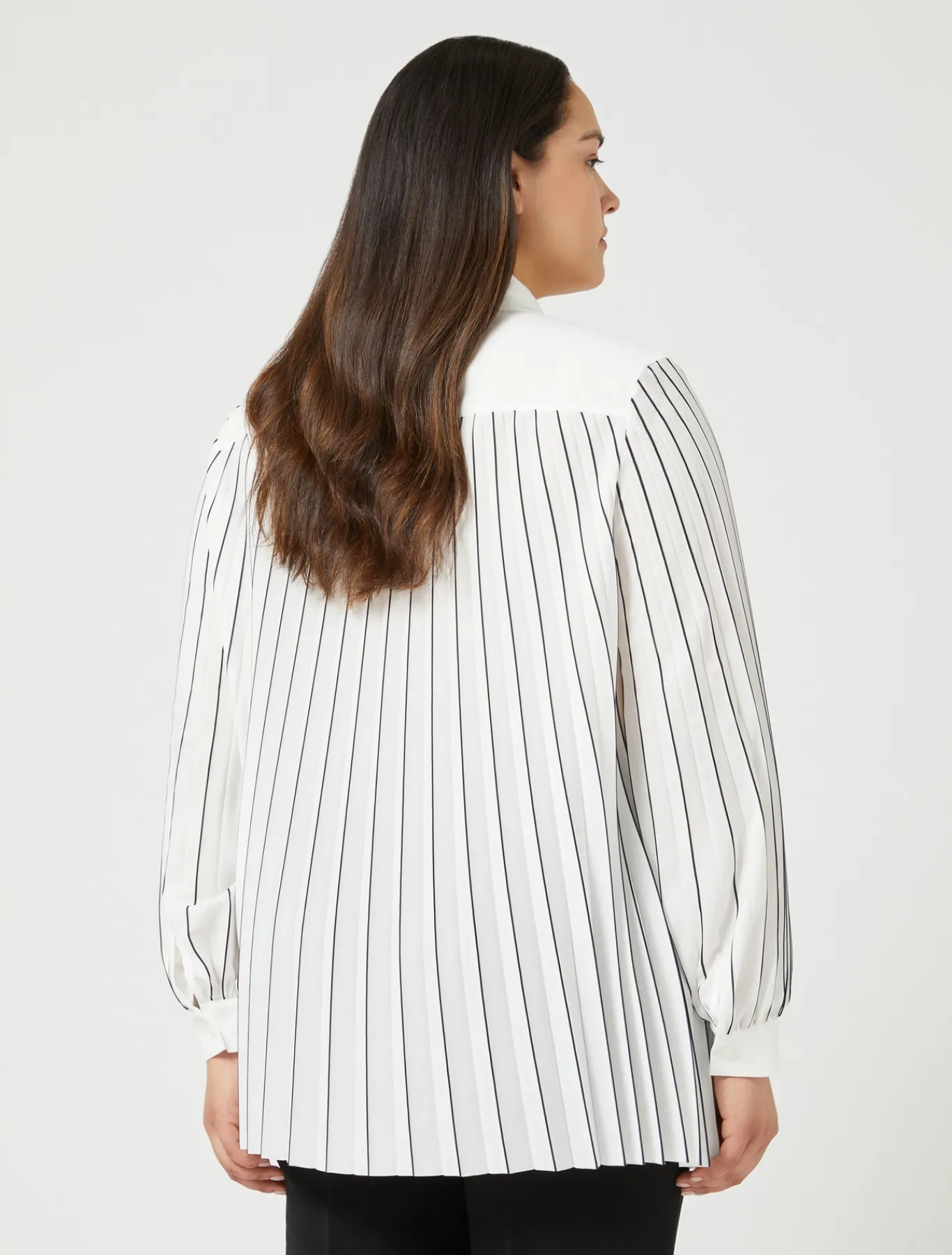 Marina Rinaldi Camicie & Bluse | Camicie & Bluse*Camicia in crêpe de Chine BIANCONERO