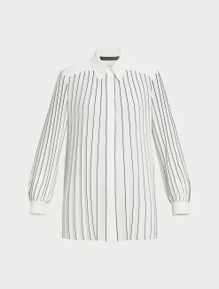 Marina Rinaldi Camicie & Bluse | Camicie & Bluse*Camicia in crêpe de Chine BIANCONERO