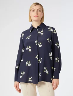 Marina Rinaldi Camicie & Bluse | Camicie & Bluse*Camicia in crêpe de Chine di seta BLUNOTTE