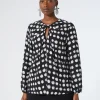 Marina Rinaldi Camicie & Bluse | Camicie & Bluse*Camicia in crêpe de Chine di seta NERO
