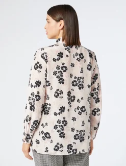 Marina Rinaldi Camicie & Bluse | Camicie & Bluse*Camicia in crêpe de Chine di seta ROSA