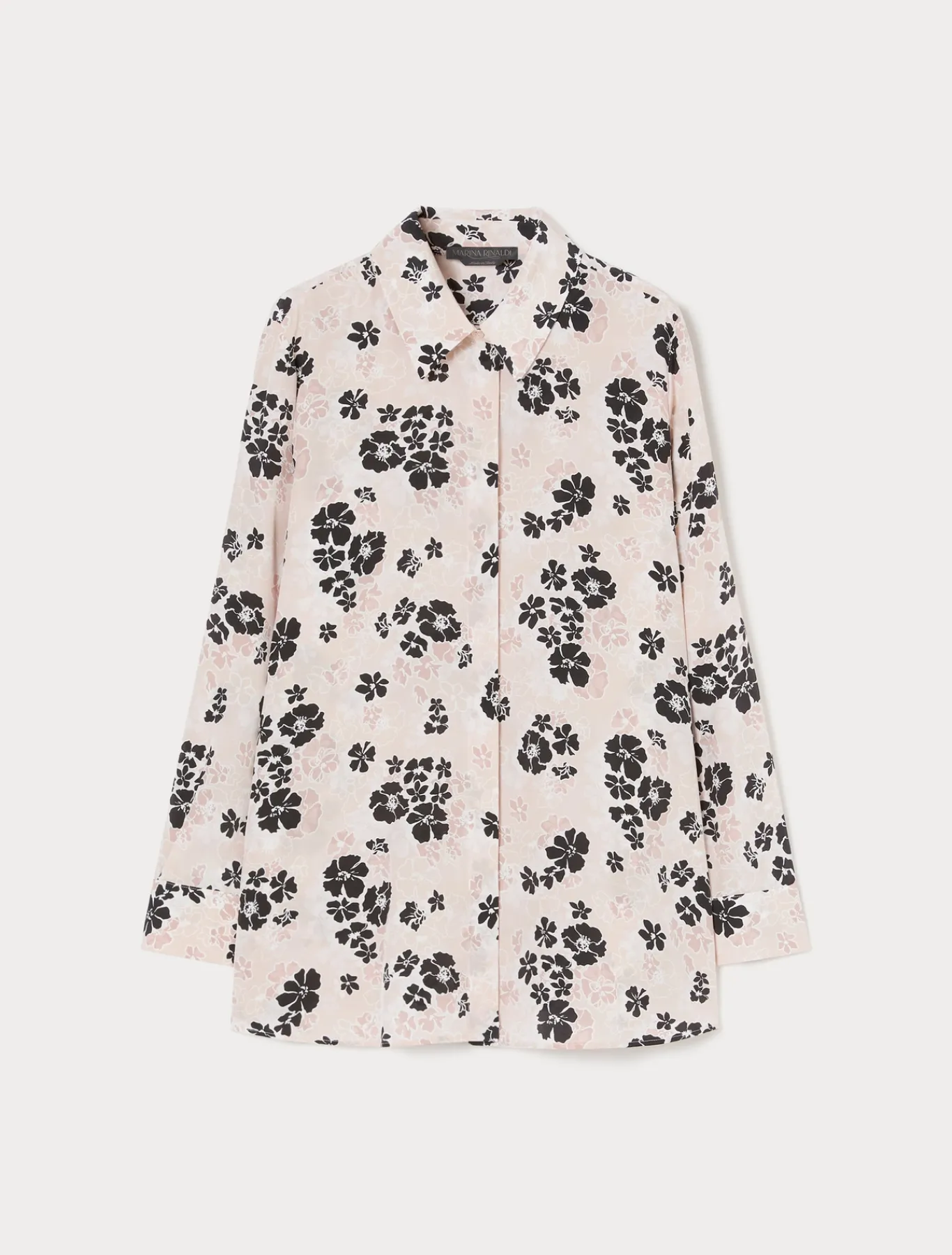 Marina Rinaldi Camicie & Bluse | Camicie & Bluse*Camicia in crêpe de Chine di seta ROSA