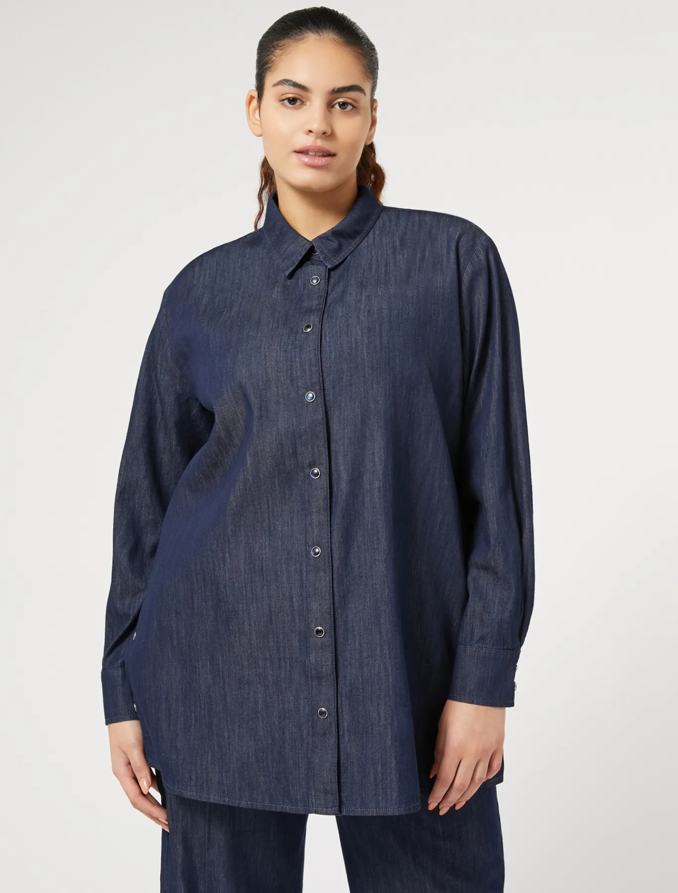 Marina Rinaldi Camicie & Bluse | Camicie & Bluse*Camicia in denim leggero BLUNOTTE