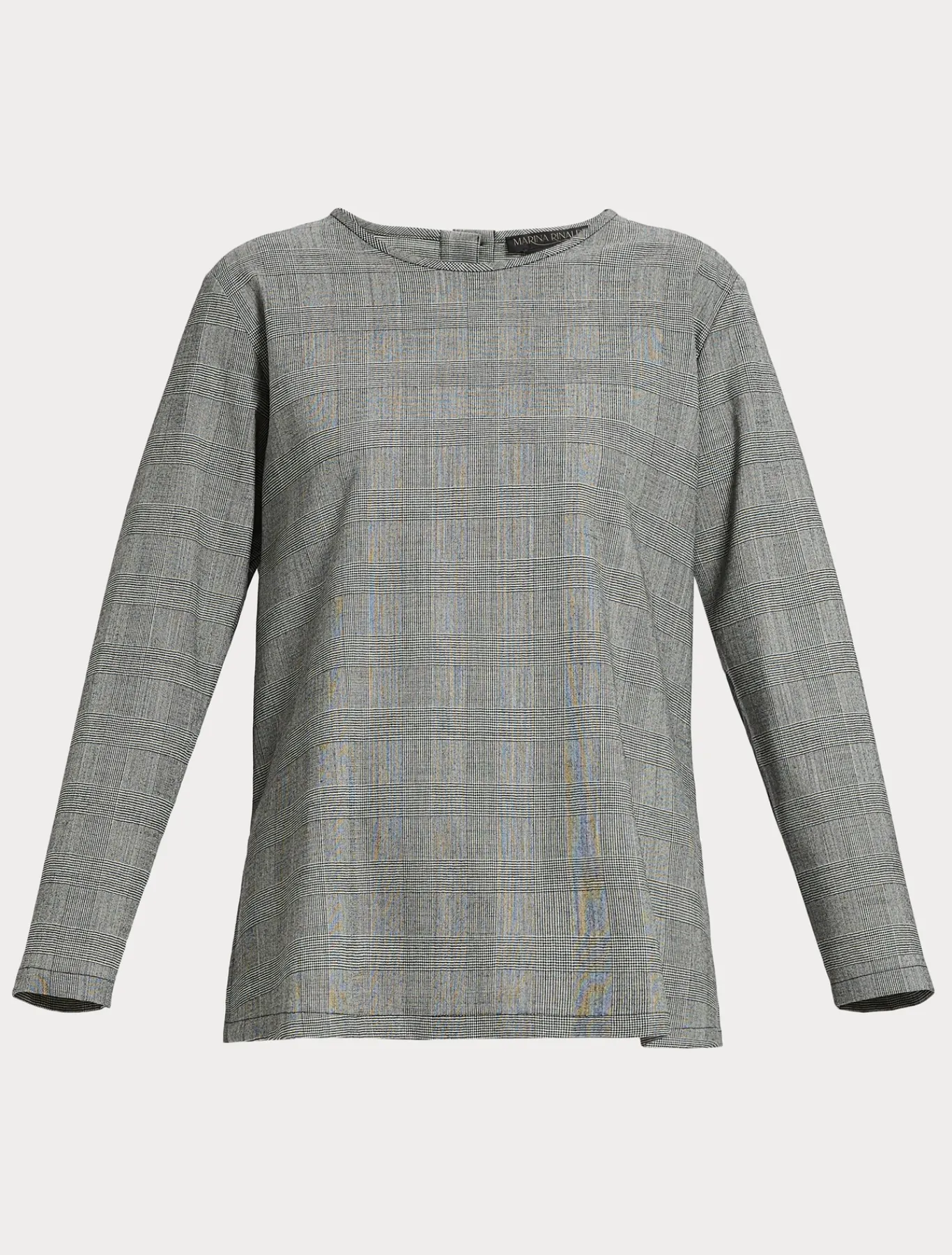 Marina Rinaldi Camicie & Bluse | Camicie & Bluse*Camicia in foulé di lana NEROBIANCO