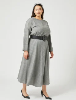 Marina Rinaldi Camicie & Bluse | Camicie & Bluse*Camicia in foulé di lana NEROBIANCO