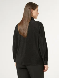 Marina Rinaldi Top & T-Shirt | Top & T-Shirt*Camicia in jersey NERO