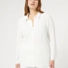Marina Rinaldi Top & T-Shirt | Top & T-Shirt*Camicia in jersey plissé BIANCO