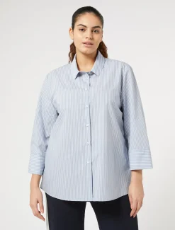 Marina Rinaldi Camicie & Bluse | Camicie & Bluse*Camicia in misto cotone tinto filo AVIO