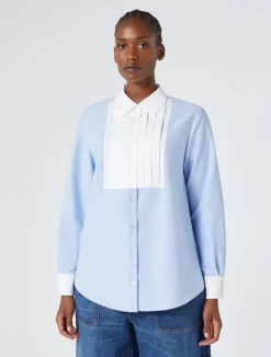 Marina Rinaldi Camicie & Bluse | Camicie & Bluse*Camicia in Oxford di cotone AZZURRO