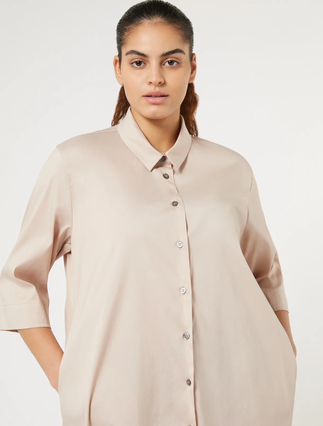 Marina Rinaldi Camicie & Bluse | Camicie & Bluse*Camicia in popeline BIANCOAVORIO
