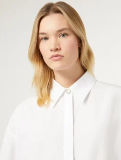 Marina Rinaldi Camicie & Bluse | Camicie & Bluse*Camicia in popeline BIANCOOTTICO