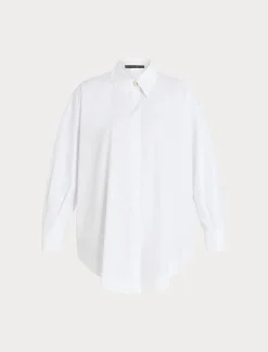 Marina Rinaldi Camicie & Bluse | Camicie & Bluse*Camicia in popeline BIANCOOTTICO