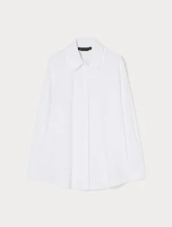 Marina Rinaldi Camicie & Bluse | Camicie & Bluse*Camicia in popeline con colletto BIANCOOTTICO