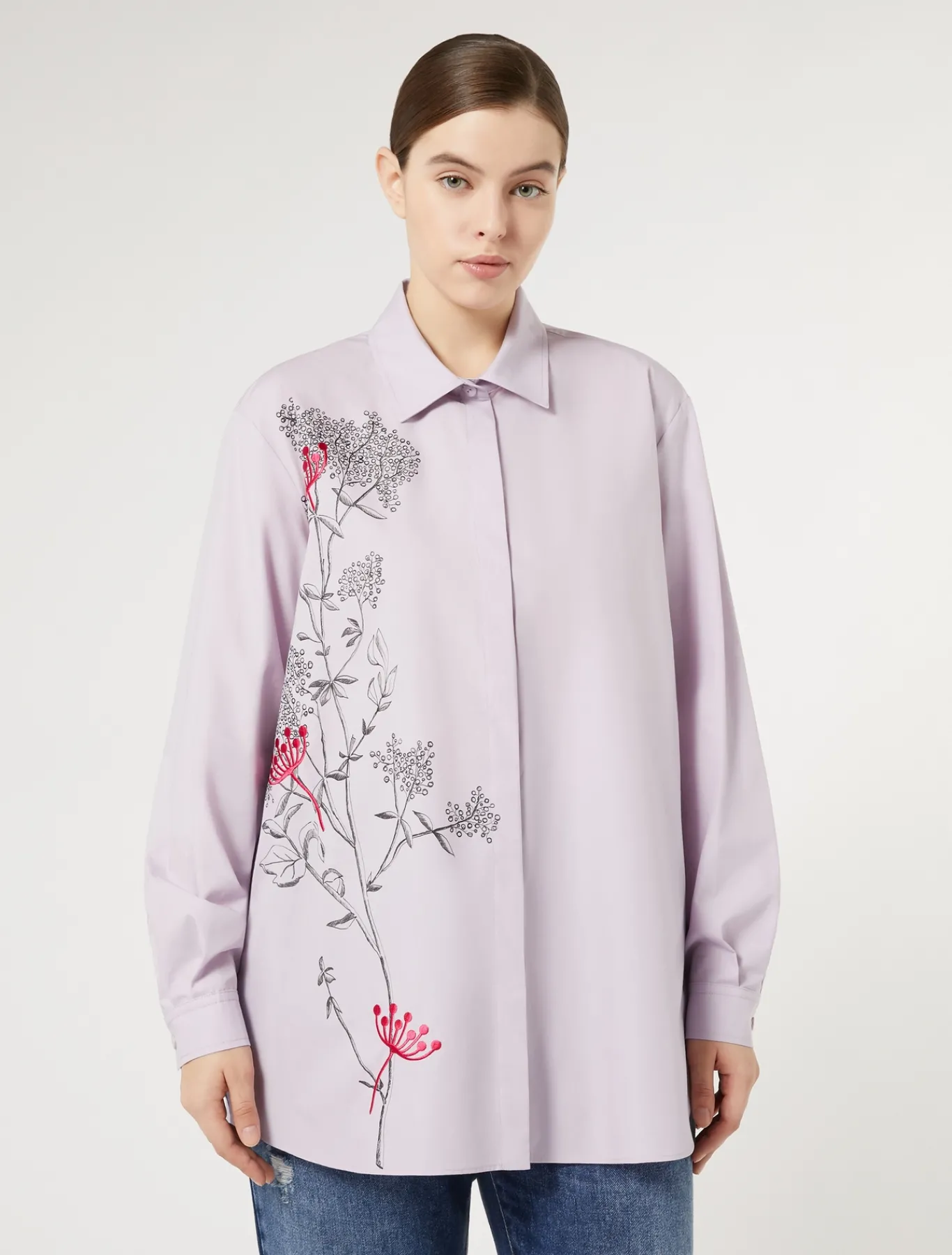 Marina Rinaldi Camicie & Bluse | Camicie & Bluse*Camicia in popeline con ricamo LILLA