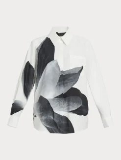 Marina Rinaldi Camicie & Bluse | Camicie & Bluse*Camicia in popeline con stampa BIANCO