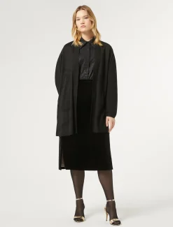 Marina Rinaldi Camicie & Bluse | Camicie & Bluse*Camicia in popeline con strass NERO