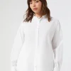 Marina Rinaldi Camicie & Bluse | Camicie & Bluse*Camicia in popeline di cotone BIANCOOTTICO