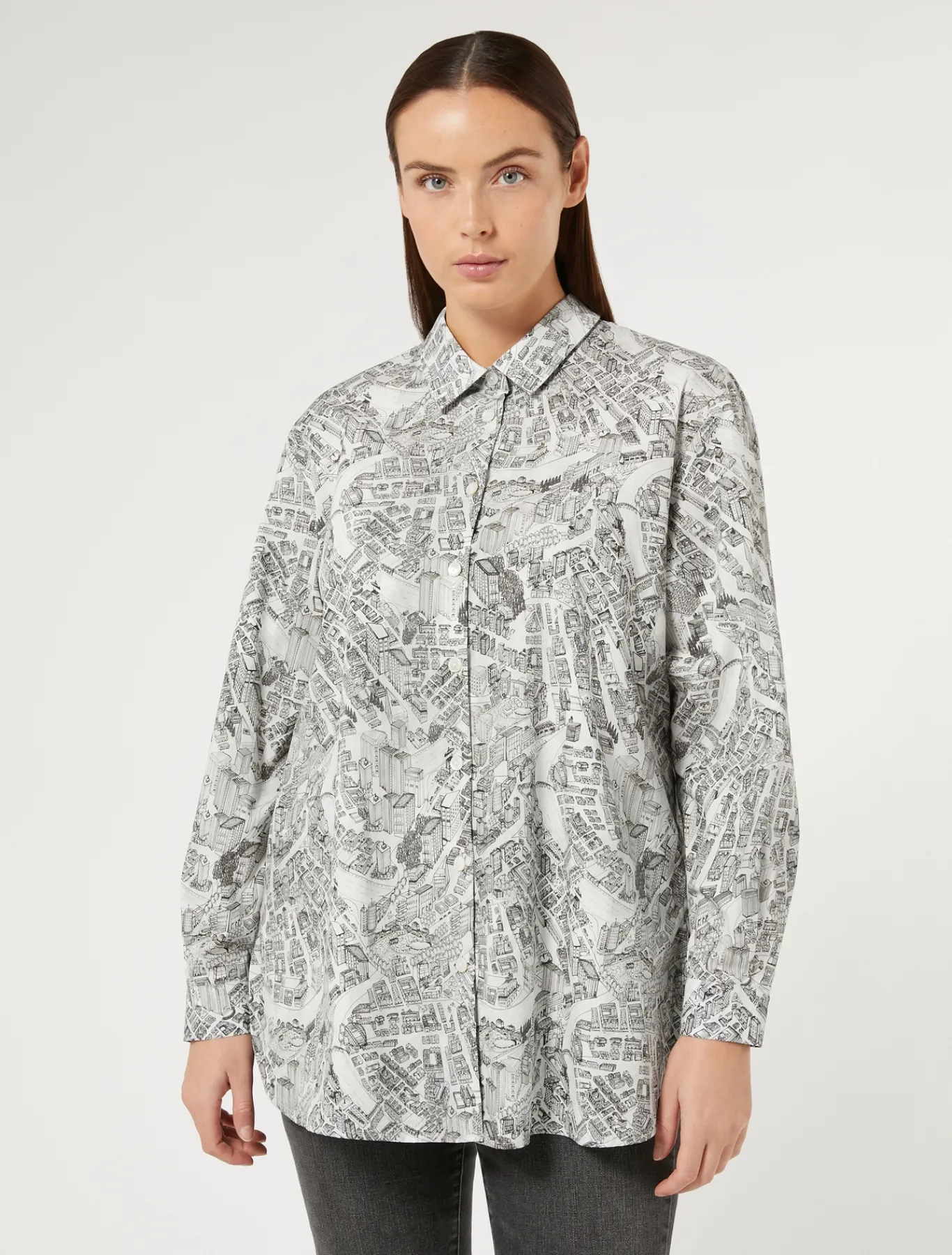 Marina Rinaldi Camicie & Bluse | Camicie & Bluse*Camicia in popeline di cotone BIANCOOTTICO