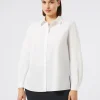 Marina Rinaldi Camicie & Bluse | Camicie & Bluse*Camicia in popeline di cotone BIANCOOTTICO