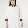 Marina Rinaldi Camicie & Bluse | Camicie & Bluse*Camicia in popeline di cotone BIANCOOTTICO