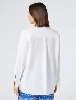 Marina Rinaldi Camicie & Bluse | Camicie & Bluse*Camicia in popeline di cotone BIANCOOTTICO