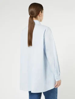 Marina Rinaldi Camicie & Bluse | Camicie & Bluse*Camicia in popeline di cotone AZZURRO