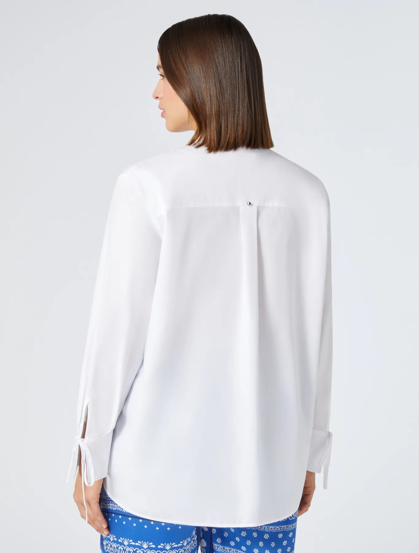 Marina Rinaldi Camicie & Bluse | Camicie & Bluse*Camicia in popeline di cotone BIANCOOTTICO
