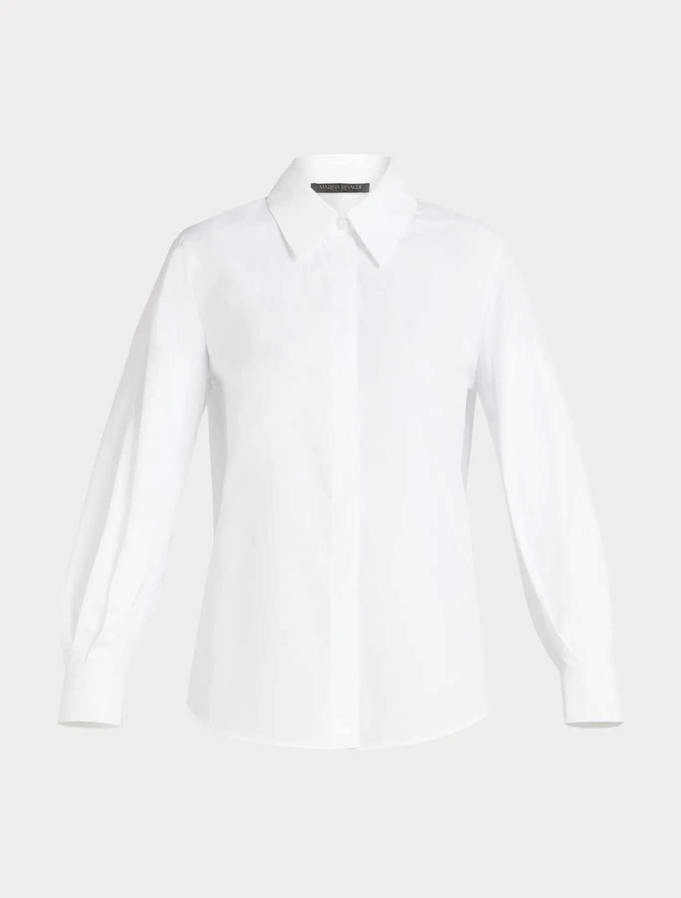 Marina Rinaldi Camicie & Bluse | Camicie & Bluse*Camicia in popeline di cotone BIANCOOTTICO