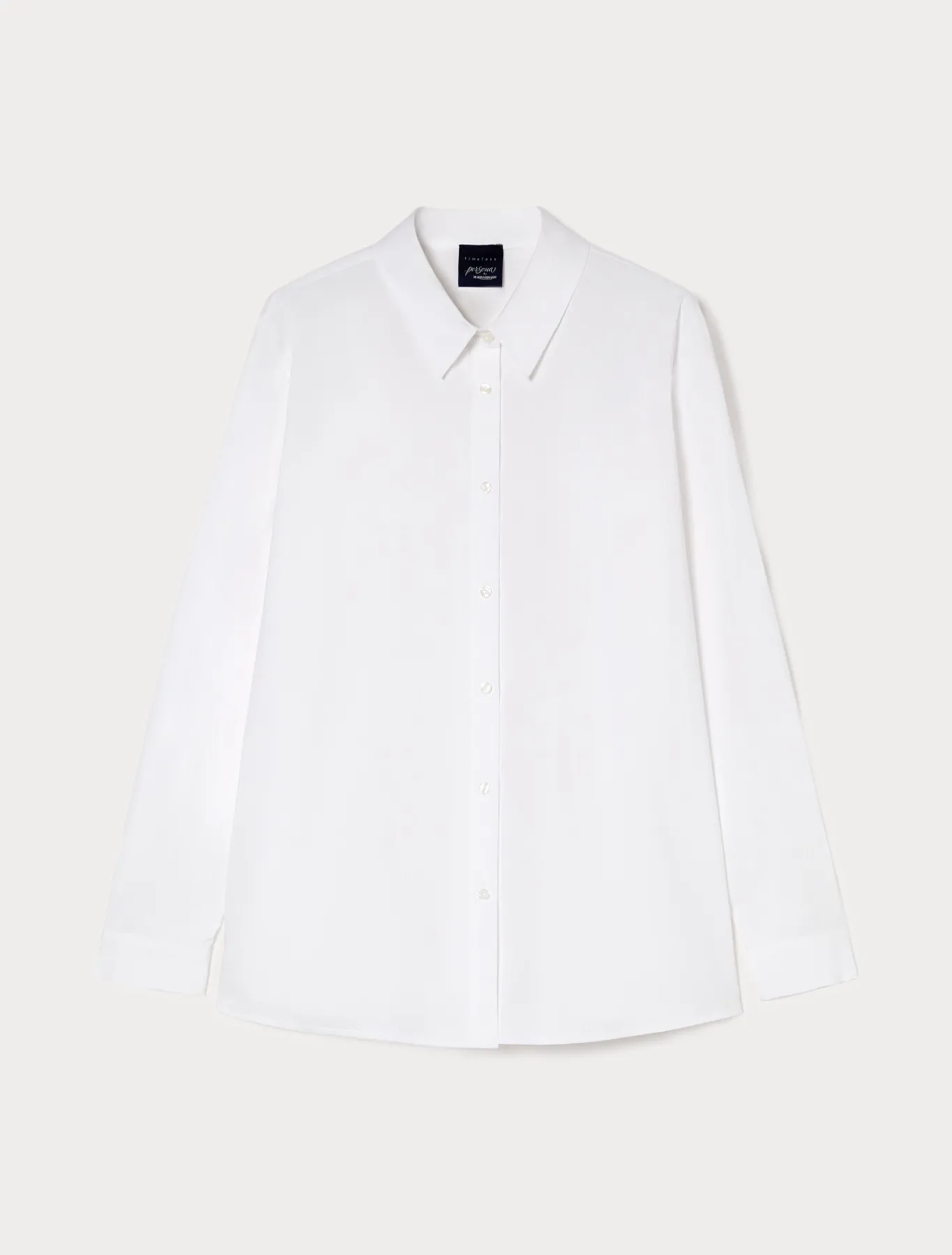 Marina Rinaldi Camicie & Bluse | Camicie & Bluse*Camicia in popeline di cotone BIANCOOTTICO