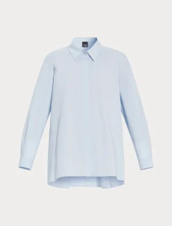 Marina Rinaldi Camicie & Bluse | Camicie & Bluse*Camicia in popeline di cotone AZZURRO