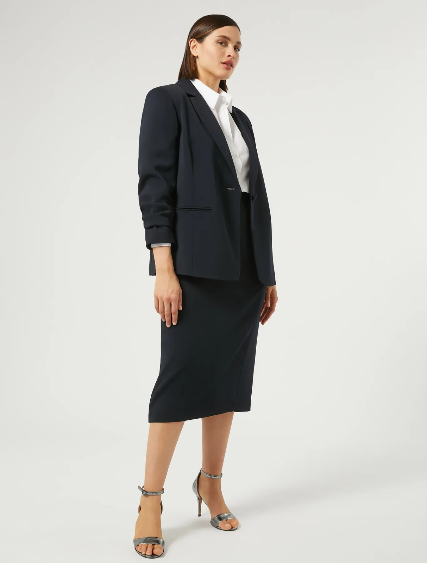 Marina Rinaldi Camicie & Bluse | Camicie & Bluse*Camicia in popeline di cotone BIANCOOTTICO