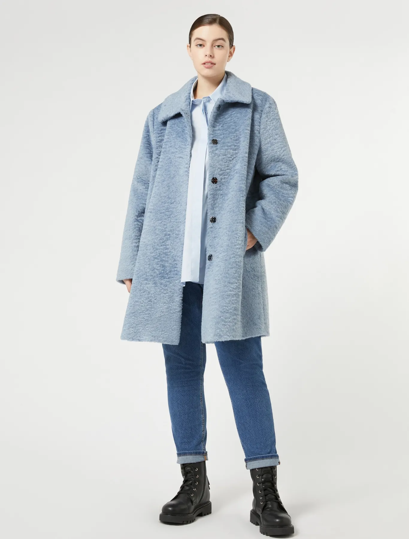 Marina Rinaldi Camicie & Bluse | Camicie & Bluse*Camicia in popeline di cotone AZZURRO