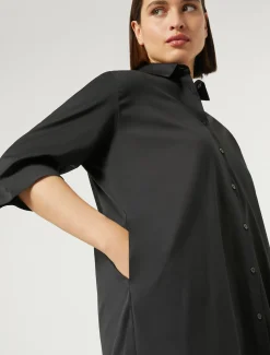 Marina Rinaldi Camicie & Bluse | Camicie & Bluse*Camicia in popeline di misto cotone NERO